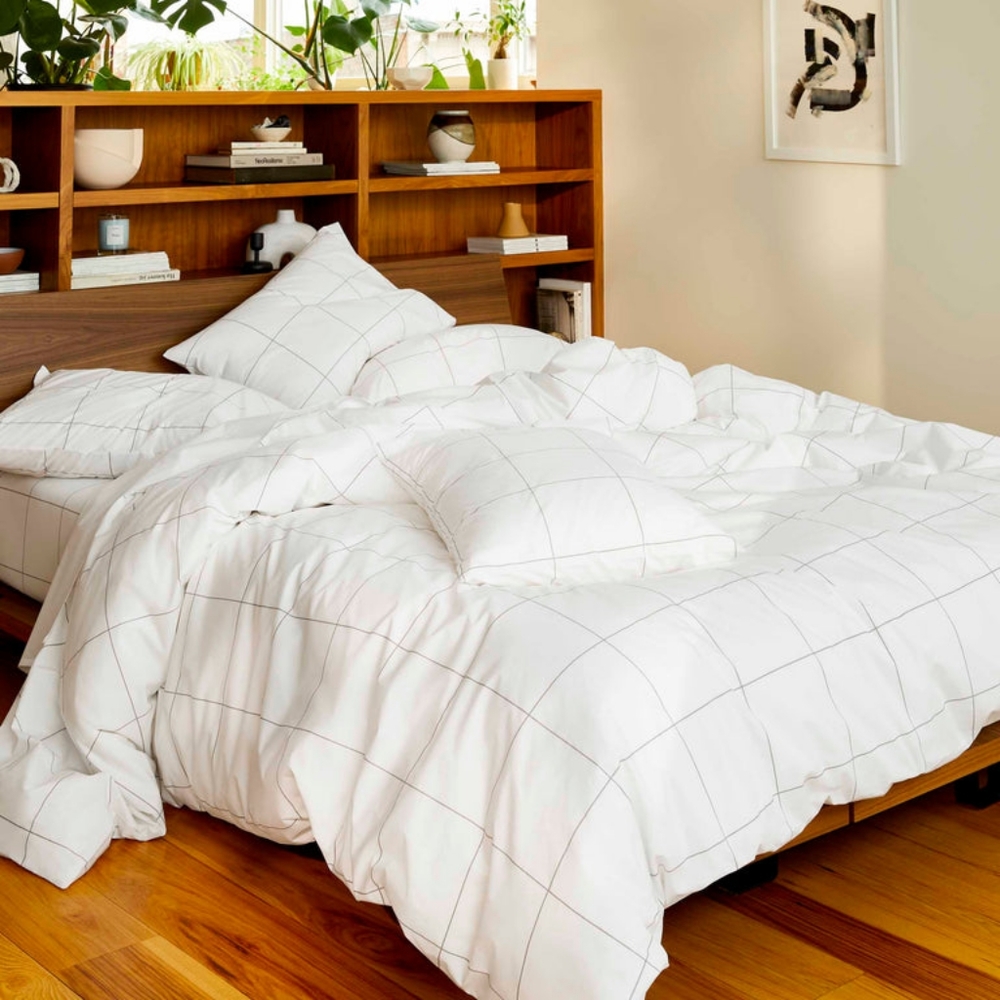 Brookline classic duvet cover window pane